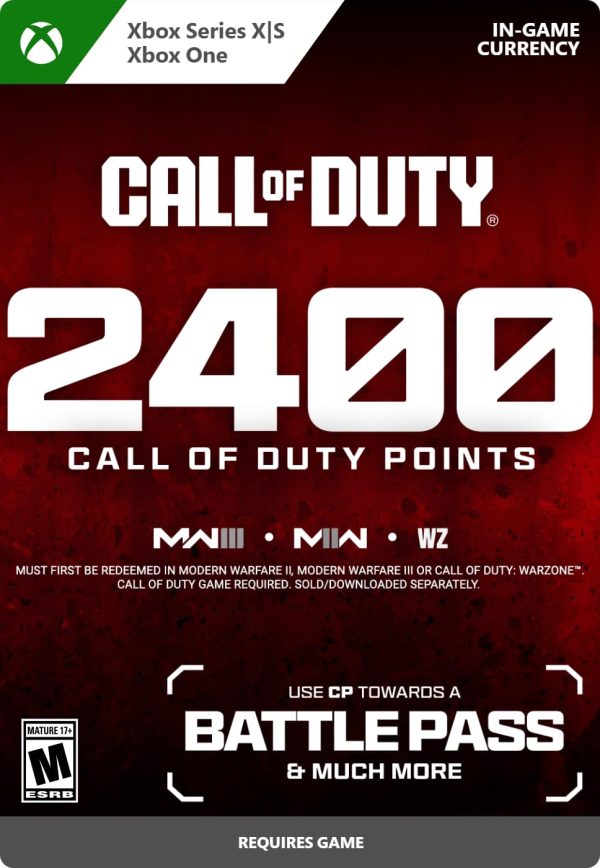 Call of Duty Points - 2,400 1P - Xbox [Digital Code] 20$